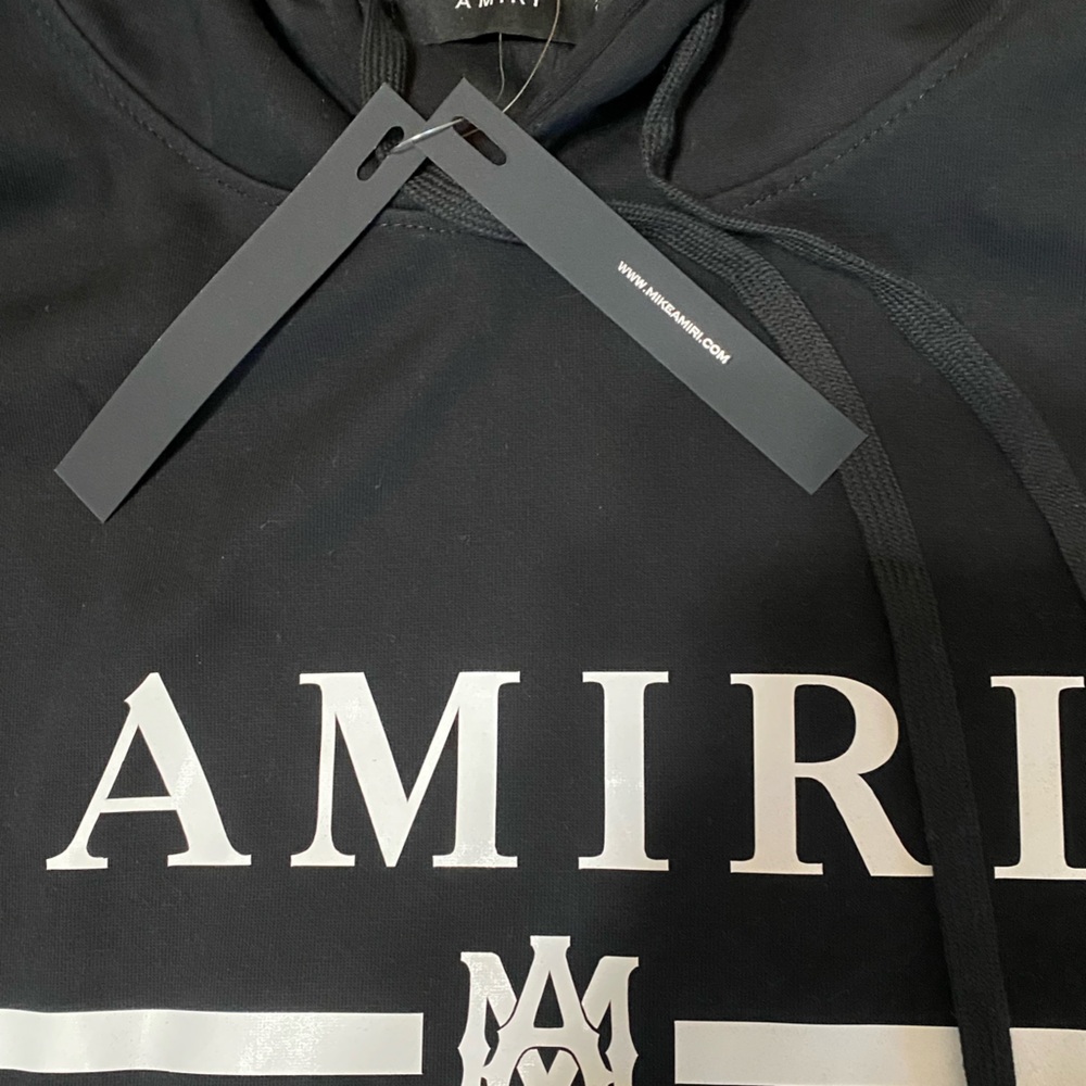 Amiri MA Bar logo cotton hoodie - Picture 8 of 9
